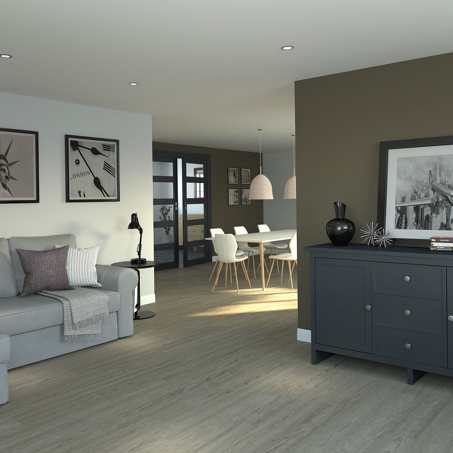 CGI room set of contemporary lounge-2