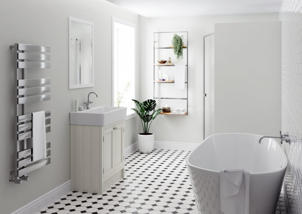 White CGI bathroom